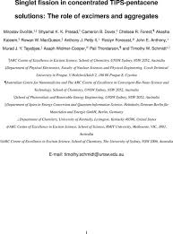 Singlet Fission in Concentrated TIPS-Pentacene Solutions: The Role of  Excimers and Aggregates