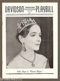 Helen Hayes "VICTORIA REGINA" Laurence Housman 1938 Milwaukee, Wisconsin  Program