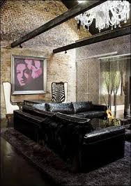 Celeb Edition Kravitz Design Inc By Lenny Kravitz Home My Home Design Brick Interior Wall