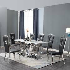 These pieces may feature wood or metal frames and a circular, square or rectangular surface. China Modern Luxury Rectangular 8 Seater Glass Top Dining Tables China Dining Tables Dining Table Sets
