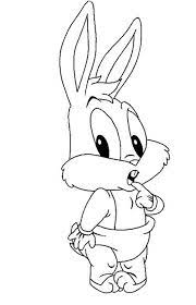The character in the pages makes kids laugh, too. Baby Bugs Bunny Coloring Page Cartoon Coloring Pages Disney Coloring Pages Coloring Pages