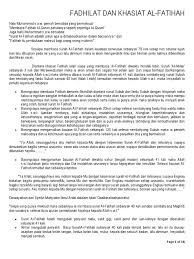 Dari abu sa'id al khudri, bahawa ada sekelompok sahabat rasulullah saw dahulu berada dalam safar (perjalanan jauh), lalu melewati suatu kampung arab. Fadhilat Dan Khasiat Al Qur An