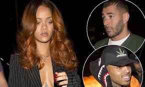 The soccer star and the singer grabbed dinner in santa monica last week, dining at giorgio baldi. Rihanna And Karim Benzema Arrive At The Same Nightclub As Chris Brown Chris Brown Night Club Rihanna