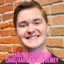 💄Let's meet the cast of Legally Blonde! 📚 Only TWO DAYS until opening  night! Featuring Emma del Valle as BROOKE, Landon Conrad as  CHAD/AARON/KYLE/DEWEY and Adam Swank as CALLAHAN. 🎟️ Legally Blonde