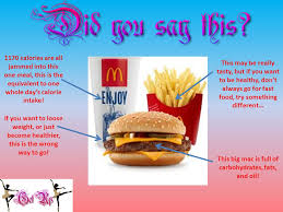 Would You Rather Eat This Or This This Big Mac Is Full Of Carbohydrates Fats And Oil 1170 Calories Are All Jammed Into This One Meal This Is The Ppt Download