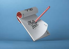 Free Floating Notepad Mockup Psd Mockup Free Psd Mockup Free Psd Download Mockup Psd