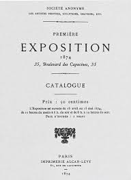 Frontespizio Del Catalogo Della Prima Mostra Impressionista Del 1874 Frontespizio Impressionismo