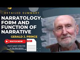 Narratology: Form and Function of Narrative by Gerald J. Prince summary in  Hindi