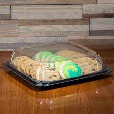Sabert C9611 Ultrastack 11 Square Disposable Deli Platter Catering Tray With High Dome Lid 25 Case In 2021 Deli Platters Catering Trays Catering Platters