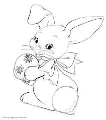 Cute chick inside an egg. Free Easter Colouring Pages Coloring Pages Printable Com