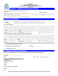 Borang pendaftaran pekerja asing perkeso online. Borang 1a Perkeso Fill Online Printable Fillable Blank Pdffiller