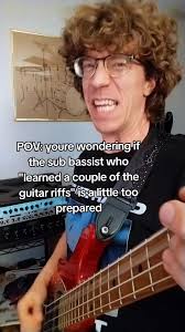this is exactly how this guitar solo goes and no I will not be taking notes  (i do something like this to DJ at least once per tour. he "loves it" 😂😂)  #basssolo #funny #musicians #altrock #bassist