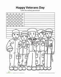 Veterans day celebrations in the usa coincide with the commemoration of armistice day, which is commemorated in france, new zealand and commonwealth countries, or remembrance day in the united kingdom. Happy Veterans Day Worksheet Education Com Veterans Day Coloring Page Veterans Day Activities Free Veterans Day