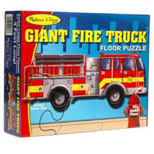 Giant Truck Floor Puzzle By Melissa And Doug Ebeanstalk Giant Truck Floor Puzzle Fire Trucks