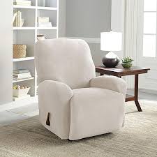 Furniture slipcovers are made to be super easy to fit over your existing upholstered furniture, therefore giving an old and tired looking sofa an instant facelift. Linen Recliner Slipcover Off 59