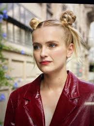 Camille “Emily in Paris” S3 braided buns hairstyle