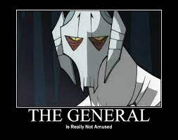 General Grievous Star Wars Characters Star Wars Humor Star Wars Memes