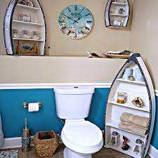 Maybe you would like to learn more about one of these? Buy Funny Beach Bathroom Decor Silent Wall Clock Non Ticking Seashells Sea Themed Bathroom Decor Wall Art The Beach Is My Happy Place To Be 12 Inch Bathroom Wall Clocks