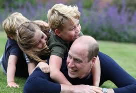 It is kind of exciting when someone has a baby, isn't it? Prince William Is All Smiles With His Three Kids In Rare Father S Day Photo