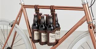 Kemp Fahrrad Bierflaschenhalter Leder In Braun Flaschenhalter Bierflaschen Bier