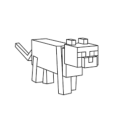 Minecraft Kleurplaat