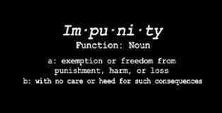 Find more ways to say impunity, along with related words, antonyms and example phrases at thesaurus.com, the world's most trusted free thesaurus. Mind The Impunity Gaps Duck Of Minerva