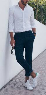 How To Wear White Sneakers For Men White Sneakers Outfit White Sneakers Men Sneakers Outfit Men