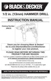 A couple of weeks before starting work, each of hugh braithwaite's new hires receives. Black Decker Dr670 Instruction Manual Pdf Download Manualslib