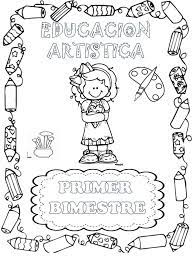 Caratulas para pintar de educacion cultural y artistica. Caratulas Para Pintar De Educacion Cultural Y Artistica Dibujos De Ninos Caratula De Dibujo Y Pintura Artistica