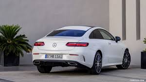 2018 Mercedes Benz E Class Coupe Edition 1 Amg Line Night Package Color Designo Kashmir White Magno Rear Benz E Class Mercedes Benz Mercedes E Class Coupe