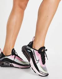 Nike Air Max 2090 Trainers In Pink And Black Asos