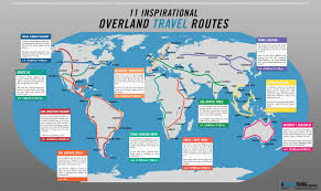 Inspirational Overland Travel Routes Travel Route Road Trip Fun Route Map