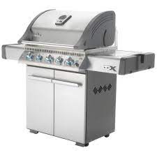 Napoleon Lex 485 Natural Gas Grill With Infrared Rear Burner And Infrared Side Burner Lex485rsibnss 1 Bbqguys Propane Gas Grill Natural Gas Grill Gas Grill