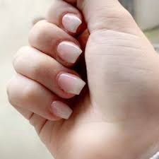 Pink acrylic nails look extremely hot and charming at the same time when combined with white shades and rhinestones. Coffin Pink White Ombre Acrylic Nails Nail And Manicure Trends