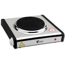 Jata vin145 cocina eléctrica de inducción portátil con placas de 12 a 26 cm de diámetro 8 duxtop placa de inducción portátil, 2100w cocina electrica portatil, hornillo eléctrico, pantalla. Cocina Electrica De Acero Inoxidable De 1 Quemador Thulos Th Ce1000e 1p
