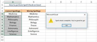 Maybe you would like to learn more about one of these? How To Perform Spell Check In Excel And Google Spreadsheet Excelchat Excelchat