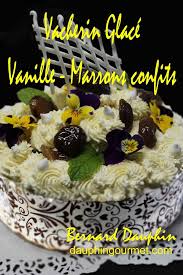 Vacherin Glace Vanille Marrons Confits Vacherin Glace Vacherin Gateaux Et Desserts