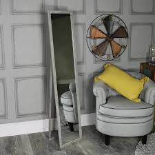 All categories home & living home décor mirrors free standing antiques & collectables art baby gear books building & renovation business, farming & industry cars, bikes & boats clothing & fashion. Tall Rustic Grey Floor Standing Cheval Mirror Melody Maison