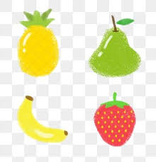 Banana Strawberry Cartoon Hand Drawn Fruit Hand Painted Cartoon Fruit Summer Summer Vacation Summer Fruit Fruit Pineap Summer Fruit Fruit Clipart Fruit Cartoon