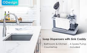 For more than 70 years, we have worked to create a better everyday life for the many people. Odesign Bathroom Soap Dispensers With Sink Caddy Kitchen Sink Organizer A Pump Ebay
