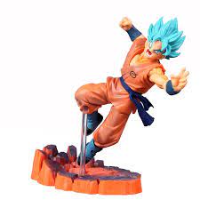 Dragon Ball Z Super Saiyan Blue Hair Son Goku Action Figure Toys Actionfigures Dbz Super Saiyan Blue Goku Super Saiyan Blue Dragon Ball Z