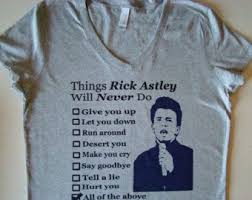 Pin By Kali Opa On Wishlist Custom Tee Shirts Custom Shirts Rick Astley
