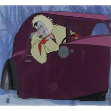 Stream it with premier access before it's available to all disney+ subscribers. Cruella De Vil Production Cel And Production Animated Background Featuring Her Car From 101 Dalmatia