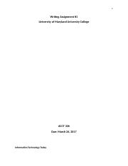 Acc326 Writing 1 - Ackoffs Management Misinformation Systems This Paper  References A Case Study Ackoffs Management Misinformation Systems Adapted  From A | Course Hero