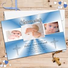 Baptism cards don't always have to be made as an invitation to guests. Personalised Christening Invitations Personalised Baptism Cards