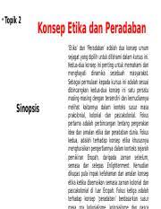 Pada tanggal 22 juni tahun 1596 belanda tiba di banten, yang a. T 2 Konsep Etika Peradaban Pdf U2022 Topik 2 Konsep Etika Dan Peradaban Sinopsis U2018etika U2019 Dan U2018peradaban U2019 Adalah Dua Konsep Umum Sejagat Yang Course Hero
