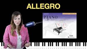Allegro (Piano Adventures Primer Lesson Book) - YouTube