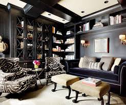 Color Inspired Black Living Room Pinterest Home Decor Ideas Traditional Home Office
