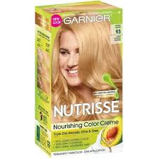 The best blonde hairstyles modeled by our favorite celebrities. Garnier Nutrisse Nourishing Hair Color Creme Permanent Light Golden Blonde 93