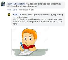Contoh esai untuk ppkb ui. Simak Ui On Twitter Esai Simak Ui Yang Diketahui Sejauh Ini Khusus Peserta Ujian S1 Reguler S1 Paralel D3 Vokasi Dikerjakan Menggunakan Pensil 2b Alokasi Waktu 45 Menit Bukan Dalam Bentuk Hardskill